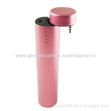 Power Bank, 3,500mAh with latest Private Metallic Cylindroid Mini Speaker & Mobile Phone Stander